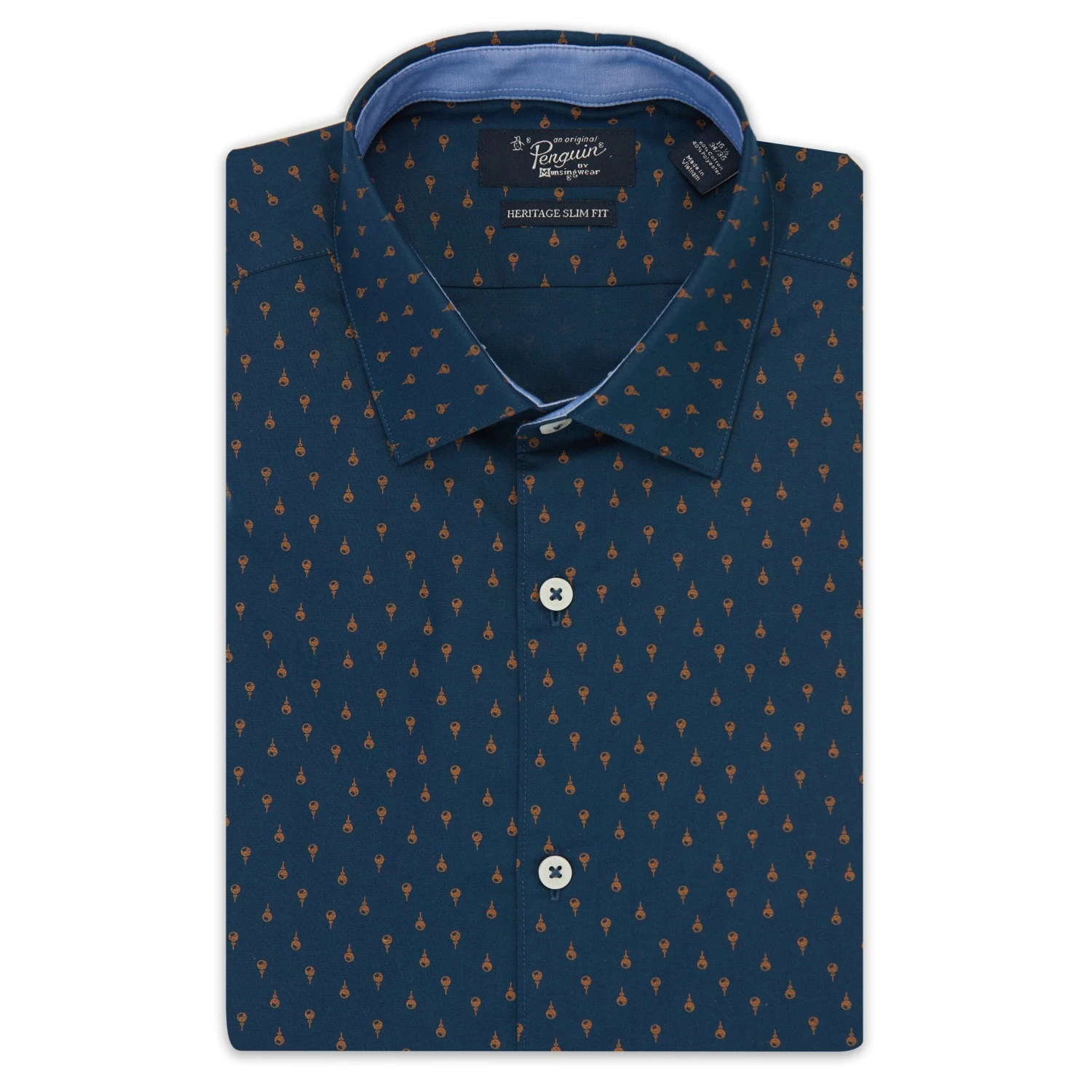 Amberglow Gold Print Button Down Original Penguin Amberglow Gold Print Button Down -Original Penguin Shop Amberglow Gold Print Button Down Original Penguin 2 scaled