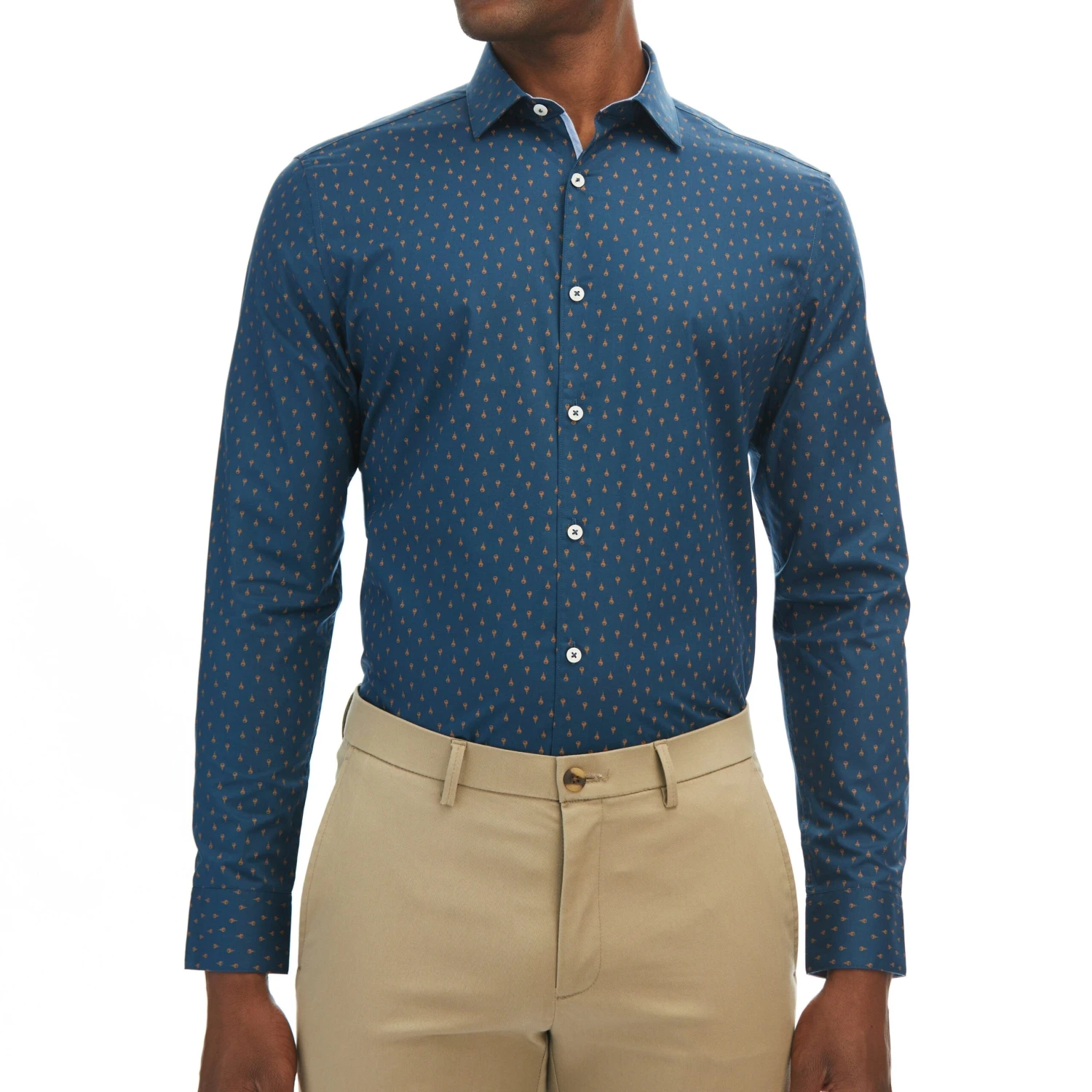 Amberglow Gold Print Button Down Original Penguin Amberglow Gold Print Button Down -Original Penguin Shop Amberglow Gold Print Button Down Original Penguin scaled