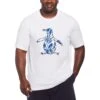 Original Penguin Big & Tall Floral Fill Pete Tee