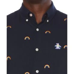 Original Penguin Big & Tall Pride Rainbow Print Shirt -Original Penguin Shop Big Tall Pride Rainbow Print Shirt Original Penguin 3