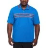Original Penguin Big And Tall Micro Pique Chest Stripe Polo