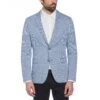 Original Penguin Blue Herringbone Knit Blazer
