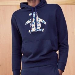Original Penguin Camo Pete Print Hoodie