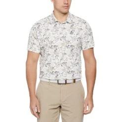 Original Penguin Chi Chi Allover Floral Print Golf Polo