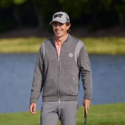 Original Penguin Color Block 80's Bomber Jacket