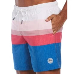 Original Penguin Color Block Swim Shorts