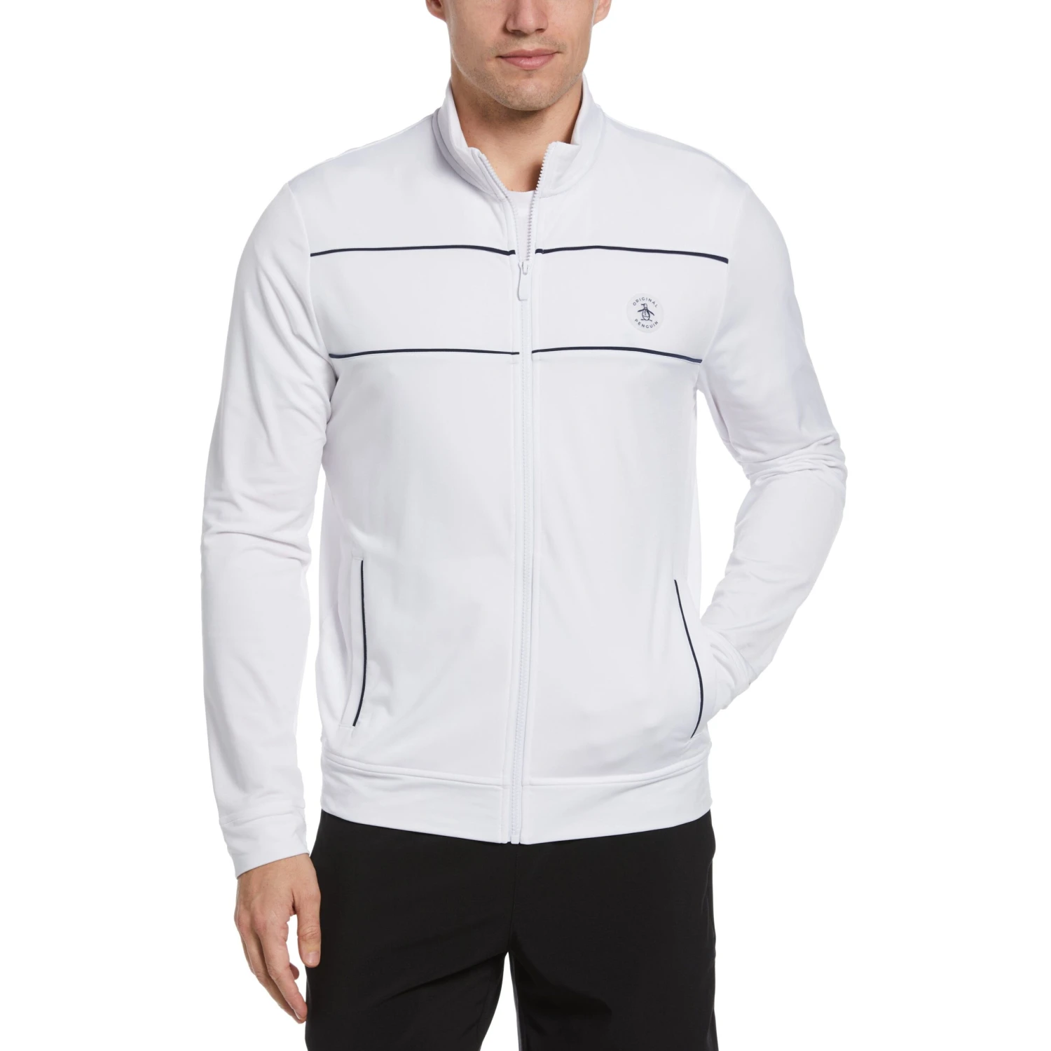 Essential Tennis Track Jacket Original Penguin Essential Tennis Track Jacket -Original Penguin Shop Essential Tennis Track Jacket Bright White Original Penguin scaled