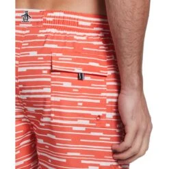 Original Penguin Glitch Print Swim Short 3 Original Penguin Glitch Print Swim Short -Original Penguin Shop Glitch Print Swim Short Original Penguin 4