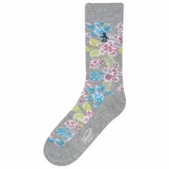 Original Penguin Hibiscus Floral Sock
