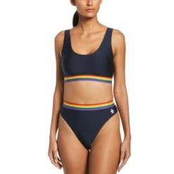 Original Penguin High Waist Pride Solid Bikini Bottom -Original Penguin Shop High Waist Pride Solid Bikini Bottom Original Penguin 3