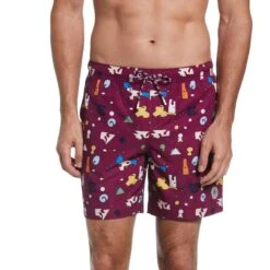 Original Penguin Jethro Haynes Print Stretch Swim Short