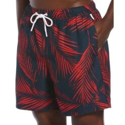 Original Penguin Leaf Print Swim Short