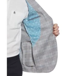 Original Penguin Light Grey Plaid Knit Blazer 3 Original Penguin Light Grey Plaid Knit Blazer -Original Penguin Shop Light Grey Plaid Knit Blazer Original Penguin 4 78f77318 a6c0 48d8 b0b0 084a71b7cc9a