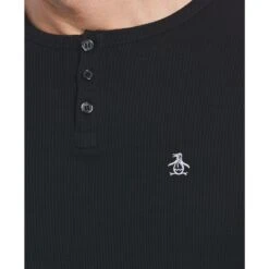 Original Penguin Long Sleeve Waffle Henley 2 Original Penguin Long Sleeve Waffle Henley -Original Penguin Shop Long Sleeve Waffle Henley Original Penguin 3