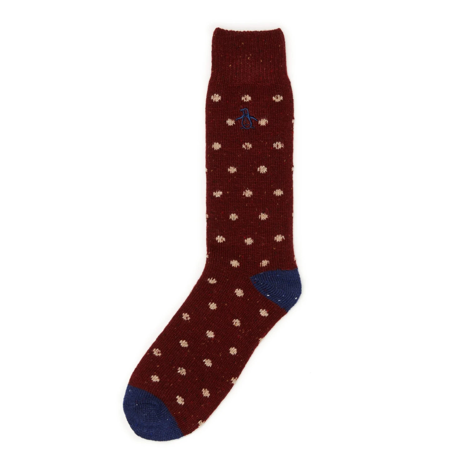 Moma Dot Sock Original Penguin Moma Dot Sock -Original Penguin Shop Moma Dot Sock Burgundy Original Penguin scaled