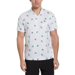 Original Penguin Performance Heritage Print Tennis Polo