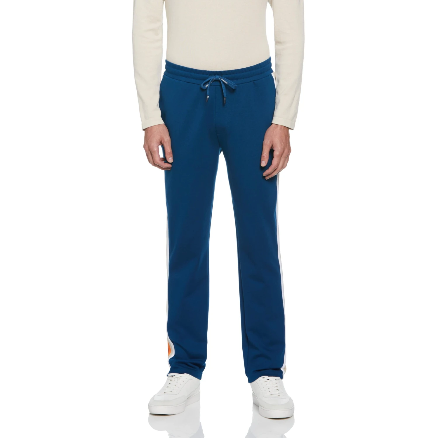 Ponte Side Stripe Jogger Trousers Original Penguin Ponte Side Stripe Jogger Trousers -Original Penguin Shop Ponte Side Stripe Jogger Trousers Poseidon Blue Original Penguin scaled