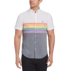 Original Penguin Pride Stripes Shirt -Original Penguin Shop Pride Stripes Shirt Original Penguin 3