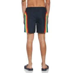 Original Penguin Rainbow Pride Swim Shorts -Original Penguin Shop Rainbow Pride Swim Shorts Original Penguin 3