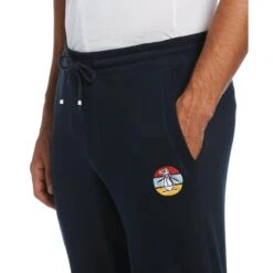 Original Penguin Retro Logo Fleece Jogger 2 Original Penguin Retro Logo Fleece Jogger -Original Penguin Shop Retro Logo Fleece Jogger Original Penguin 3