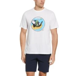 Original Penguin Shipwreck Pete Print Golf Tee