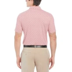 Original Penguin Shop -Original Penguin Shop Short Sleeve All Over Heritage Geo Print Polo Original Penguin 2