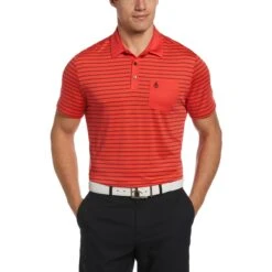 Original Penguin Two-Color Stripe Golf Polo