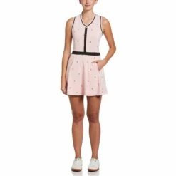 Original Penguin Women's Allover Pete V-Neck Dress