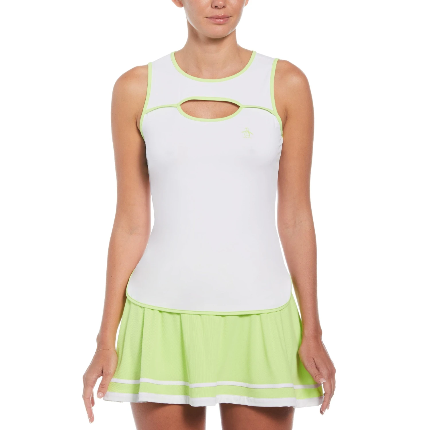 Women's Color Block Cut-out Tennis Tank Original Penguin Women's Color Block Cut-out Tennis Tank -Original Penguin Shop Womens Color Block Cut out Tennis Tank Bright White Original Penguin scaled