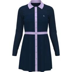 Original Penguin Women's Color Block Shirtdress 2 Original Penguin Women's Color Block Shirtdress -Original Penguin Shop Womens Color Block Shirtdress Black Iris Original Penguin 3