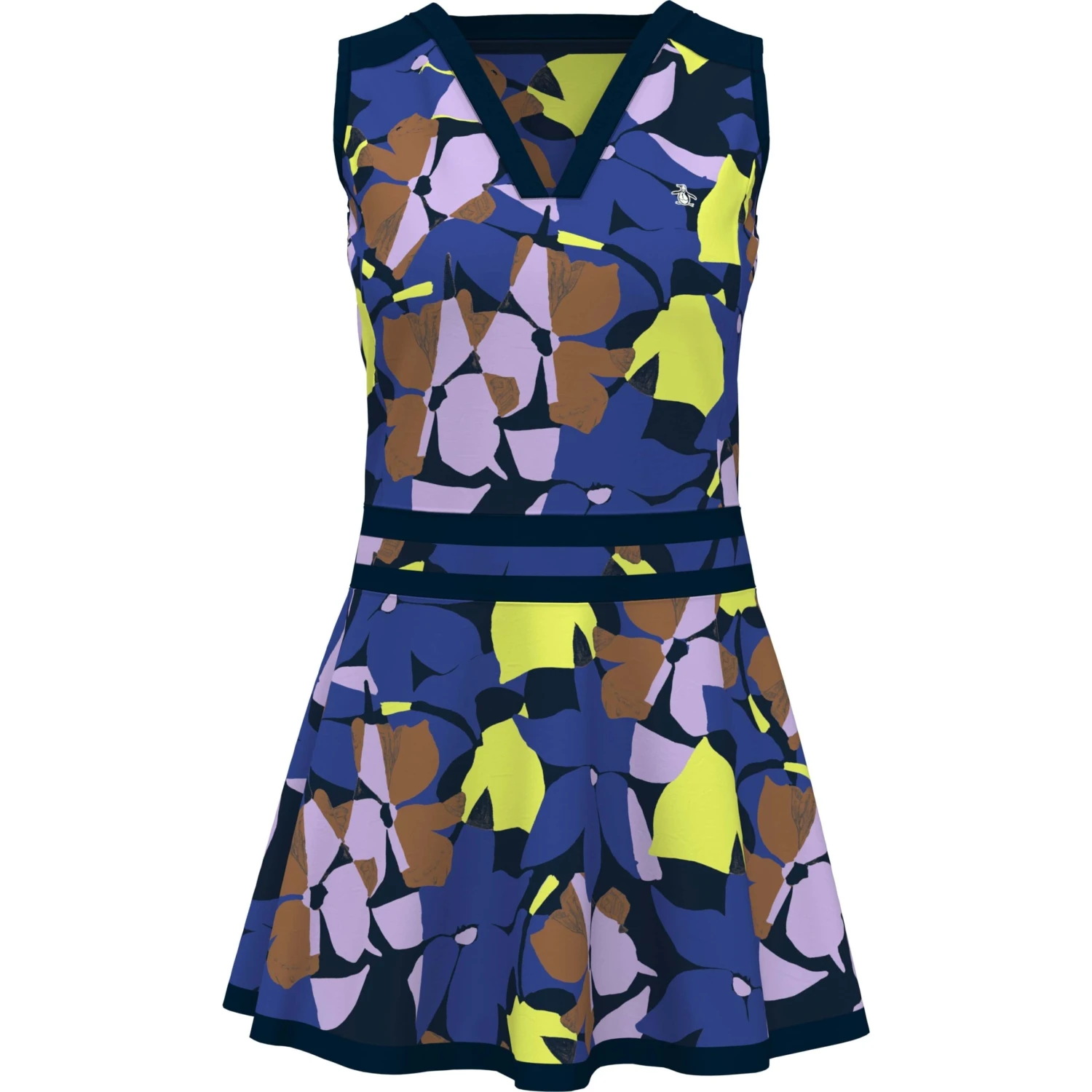 Women's Floral Printed Tennis Dress Original Penguin Women's Floral Printed Tennis Dress -Original Penguin Shop Womens Floral Printed Tennis Dress Black Iris Original Penguin 2 scaled