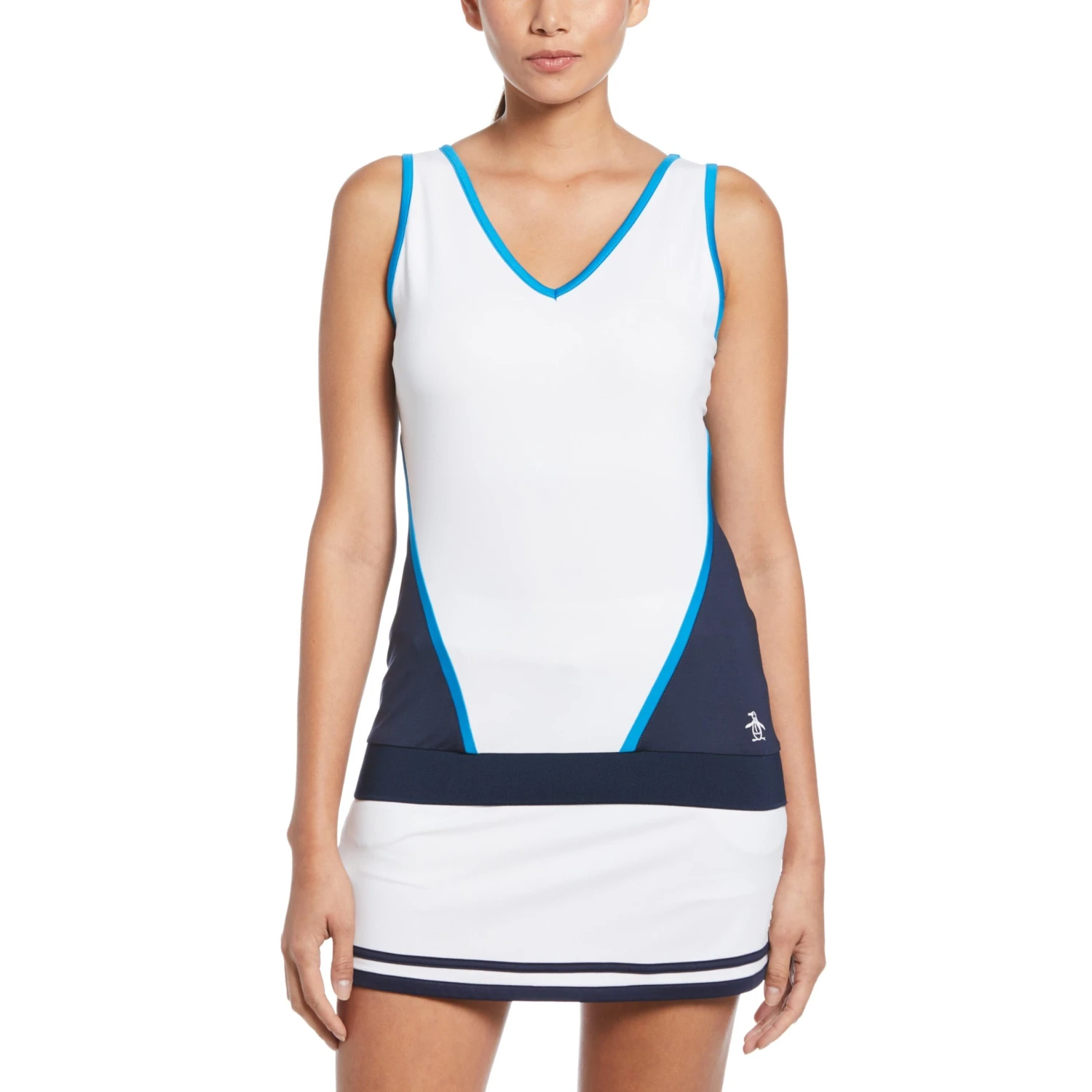 Women's Knit Tennis Tank Original Penguin Women's Knit Tennis Tank -Original Penguin Shop Womens Knit Tennis Tank Bright White Original Penguin scaled