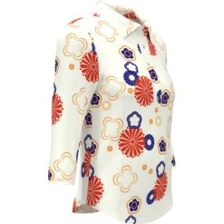 Original Penguin Women's Retro Floral Printed Golf Polo -Original Penguin Shop Womens Retro Floral Printed Golf Polo Original Penguin 3