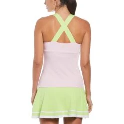 Original Penguin Women's Ribbed Criss Cross Tennis Tank Top -Original Penguin Shop Womens Ribbed Criss Cross Tennis Tank Top Original Penguin 4